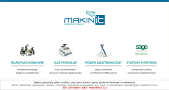 Desktop Screenshot of makinit.pl